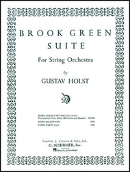 cover Brook Green Suite Orchestra sheet music cover